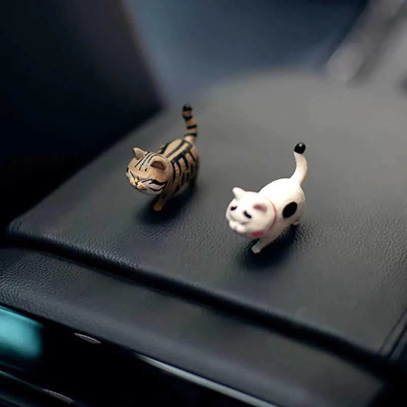 Cat Car Interior Accessories Dashboard Decorations, Set Of 12 Cute Car Dash