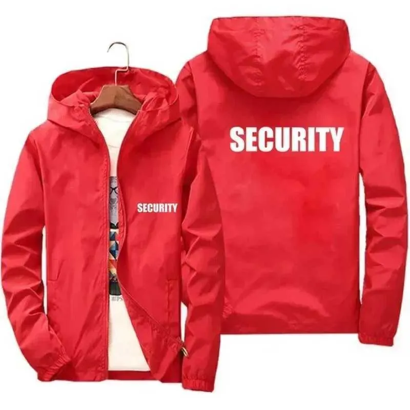 2024 Nouveau Printemps et AutomneVêtements En Peau À Fermeture Éclair SWAT Sécurité Coupe-Vent Parka Coupe-Vent Homme Veste Grande Taille Manteau_voghion.com