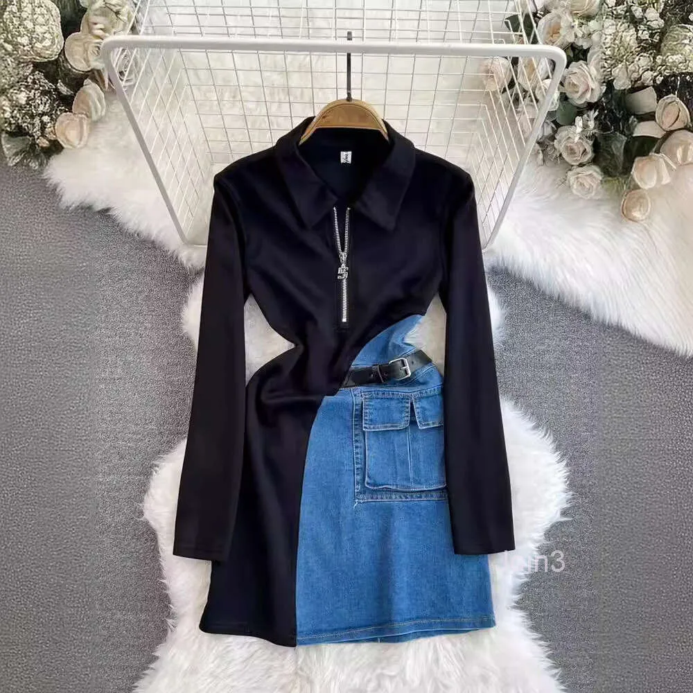 Womens Denim Wrap Hip Skirts Slim Fit, Contrast... From Join3, $37.19 In  Bulk | DHgate.Com