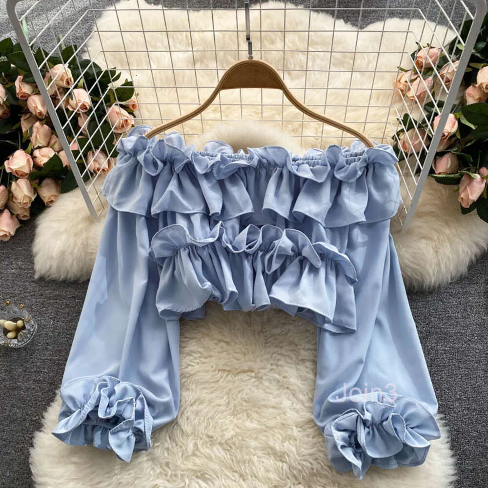 Sexy One Shoulder Crop Top For Women Lotus Leaf... From Join3, $21.11 ...