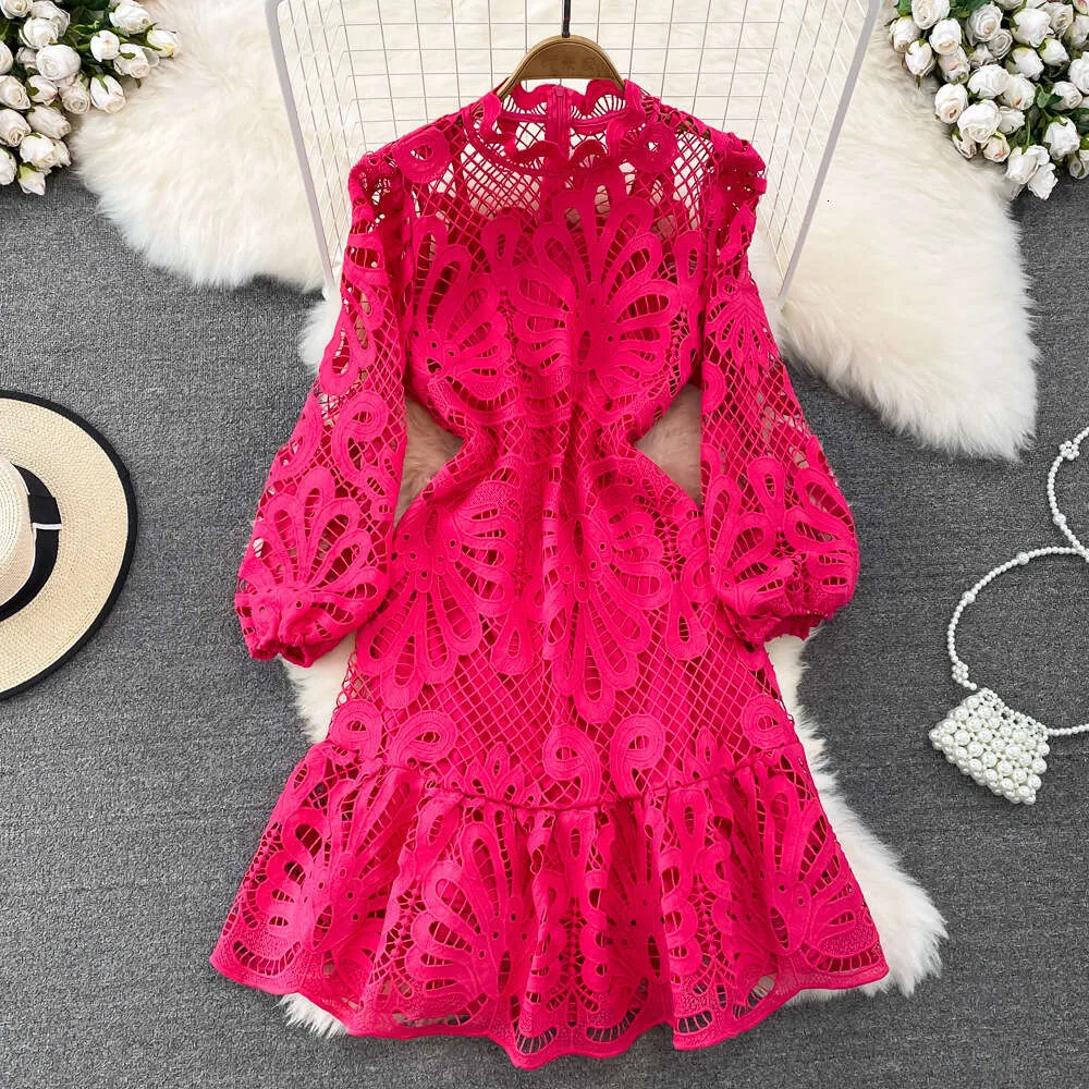 Court Style Stand Collar Bubble Sleeve Waist Shrink... From Join3, $38.2 |  DHgate.Com