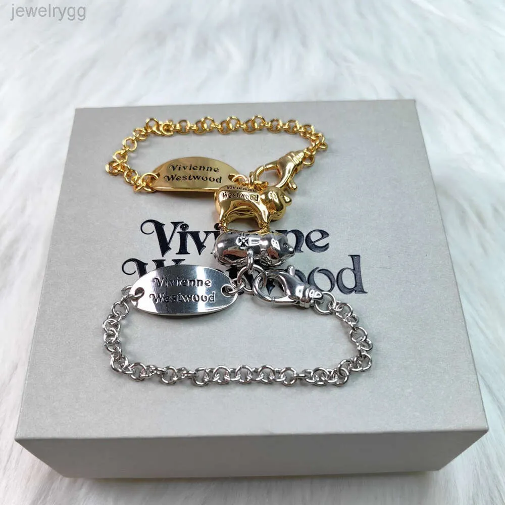 DHgate.com:Viv Westwood Oval Plaque Bracelet: Sterling