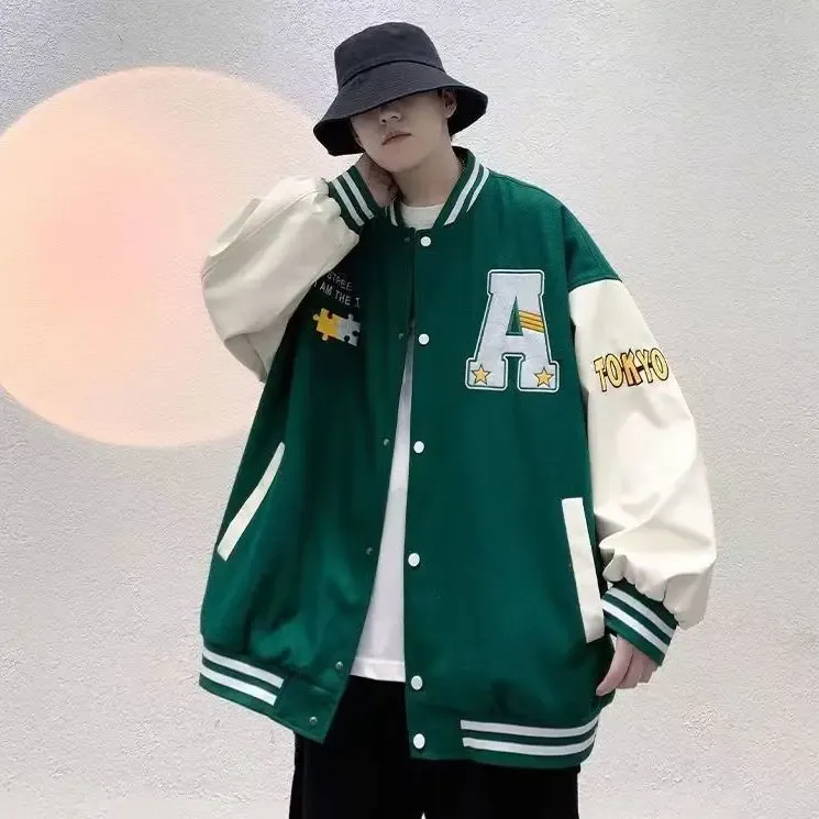 DHgate.com:Baseball Uniform Mens Hip Hop Jacket, Autumn