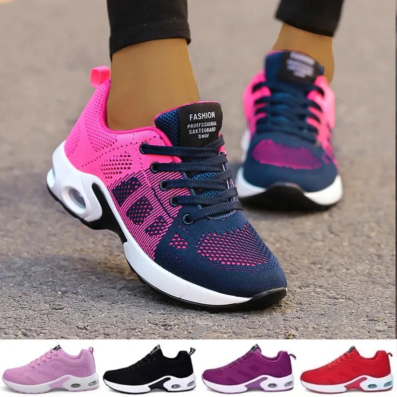 Flat Ladies Athletic Shoes Women Sneakers Shoes Comfortable Ladies