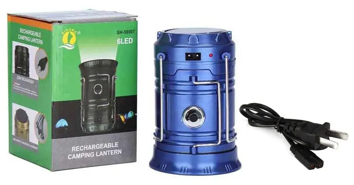Lanterna da campeggio, lampada ricaricabile a LED di tipo C, luce di emergenza con autonomia di 8-130 ore durante le interruzioni di corrente, lanterna da campeggio per esterni | SHEIN ALIA