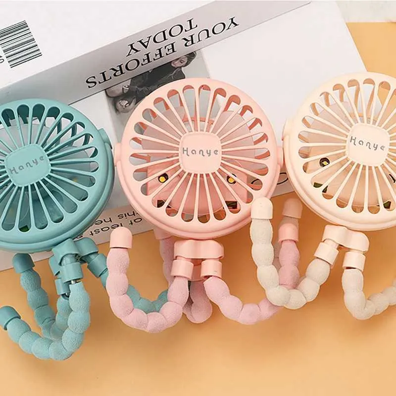 2024 Portable Mini Little Table Fan Hanged And Wound, Three Windshields ...