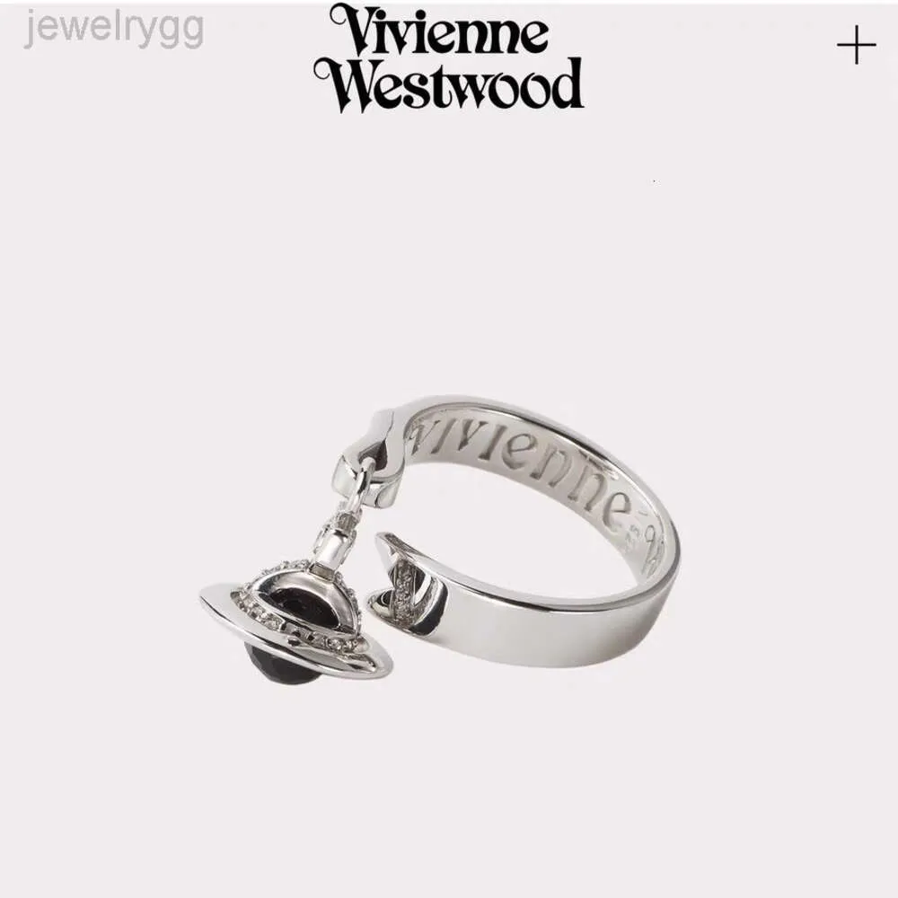 Orlando Ring in ANTIQUE-PLATINUM-WHITE-CZ | Vivienne Westwood®