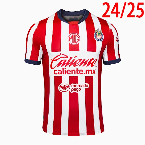 Jerseys de futebol de Chivas Chivas Jerseys Guadalajara Camisa de futebol T Mulheres goleiro 2024 2025 Liga MX Men Kit 200 Uniforme de Treinamento