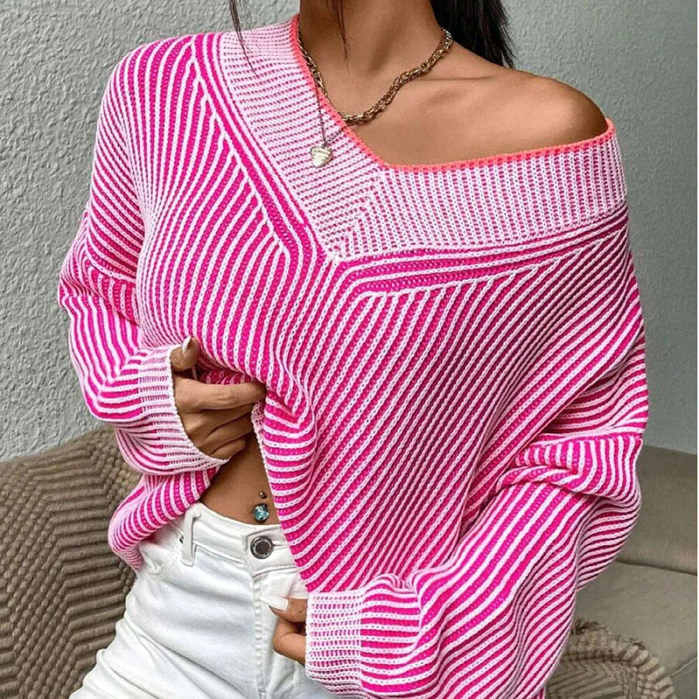 Contrast Bat Sleeve Cardigan Contrast Bat Sleeve Cardigan