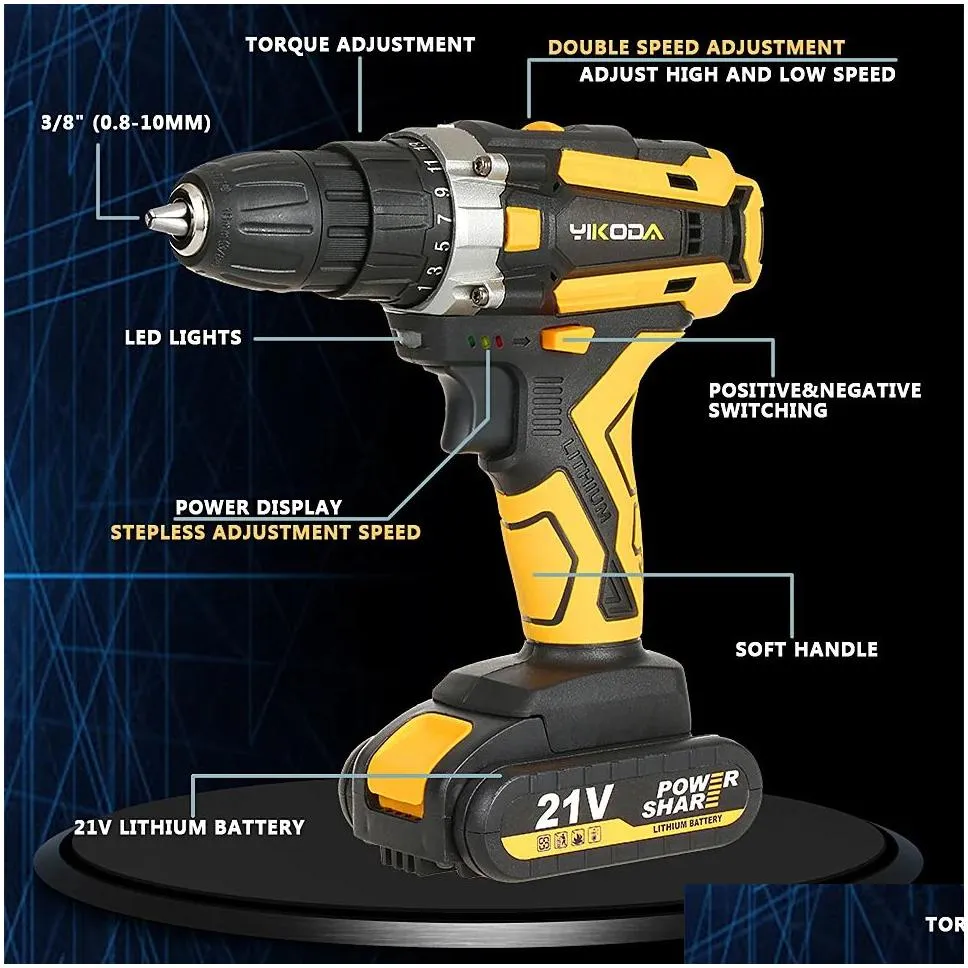 DHgate.com:2-Speed Cordless Electric Screwdriver Rechargeable Power ...