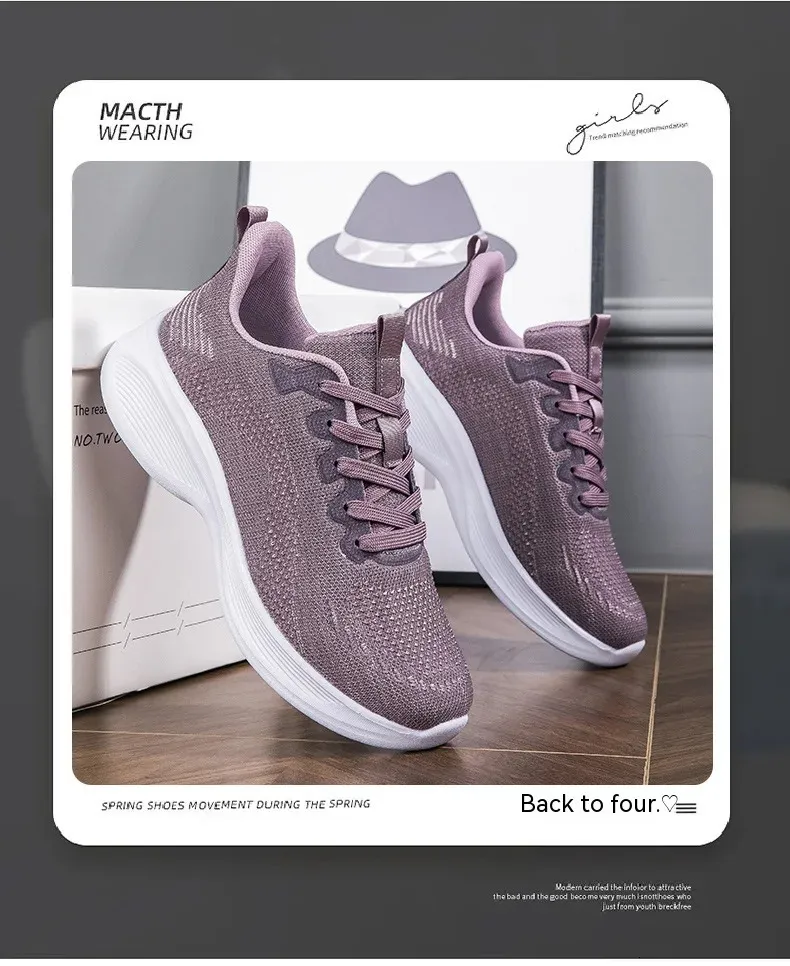 Student Running Shoes Womens Autumn Casual Sports Shoes Lace Student Running Shoes Womens Autumn Casual Sports Shoes Lace