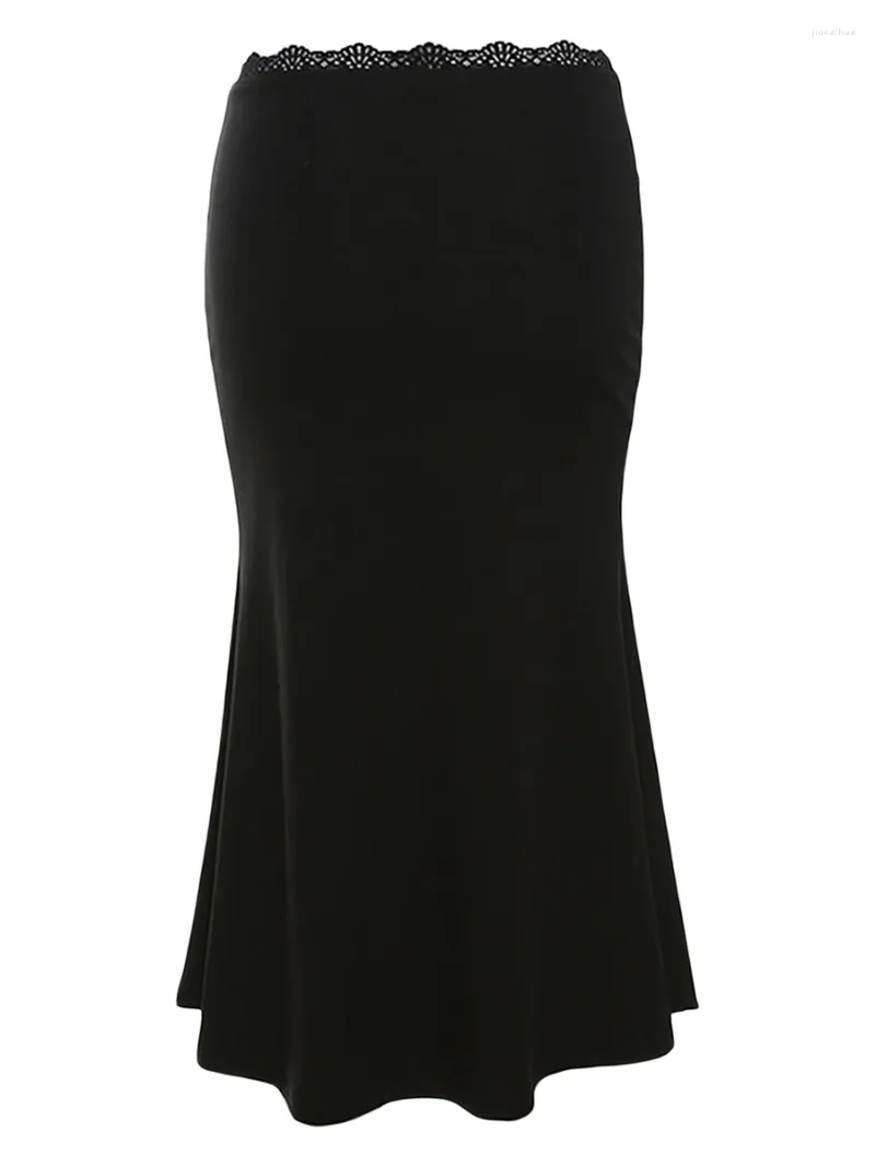[Margesherwood ] / ☆ LACE TRACK MIDI SKIRT / black Black Angie Lace Skirt – Easy Clothes North America