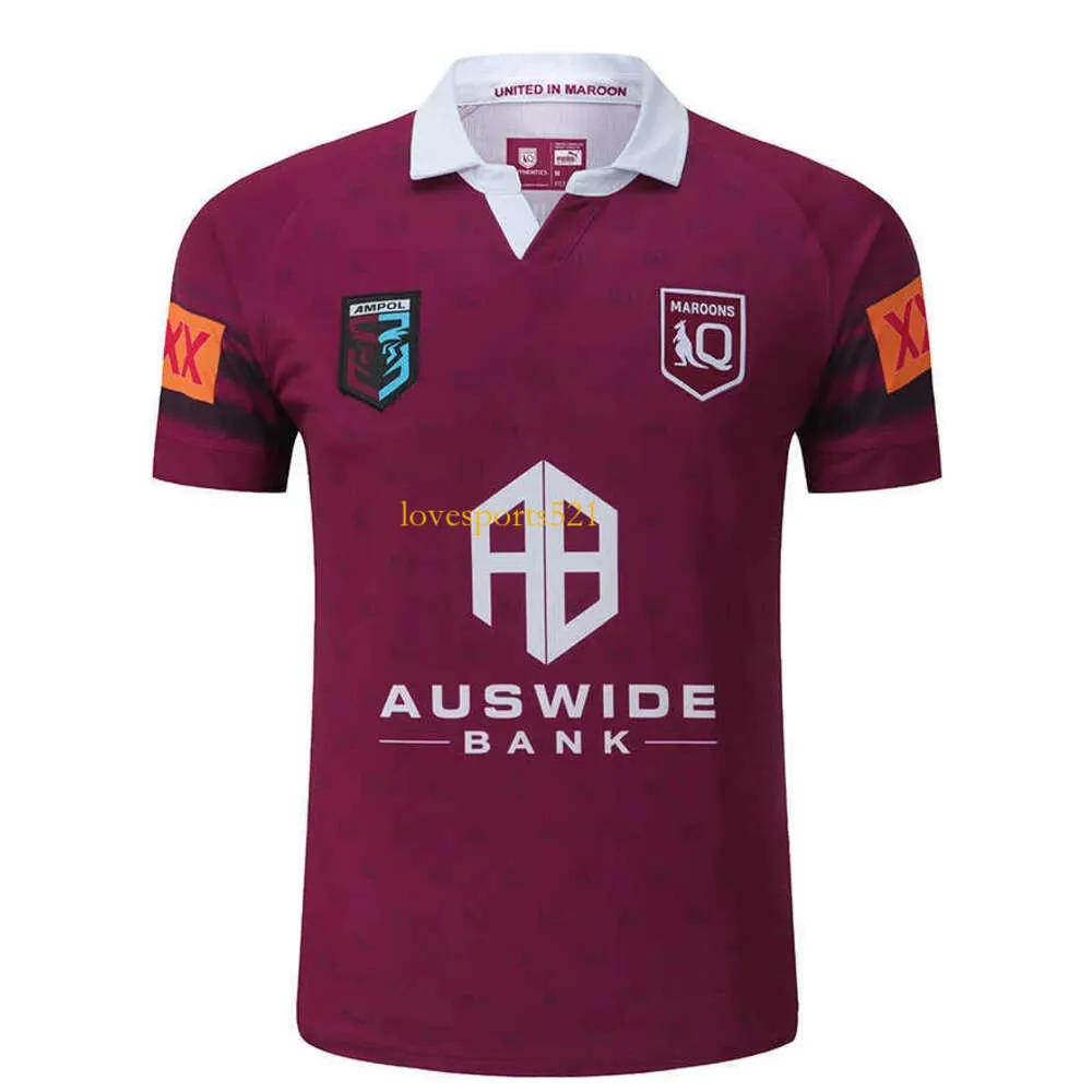 23 Brisbane Broncos Vest Home And Away Maru NRL Short Sleeve T Shirt Rugby Jersey 2025 From