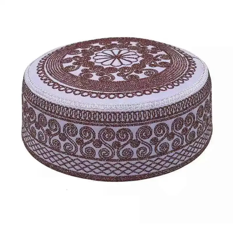 Muslim Hats For Men MENS ISLAMIC MUSLIM PRAYER NAMAZ HAT TOPI MOSQUE KUFI SKULL CHILDREN HEAD WEAR E Hat Turkish - Foto 7