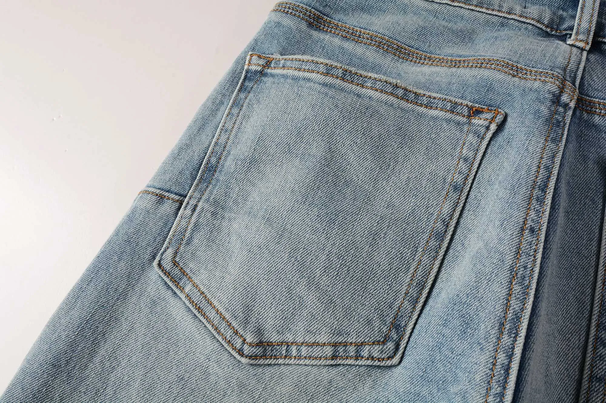 Jeans da uomo con spacchi al ginocchio in resina viola ROCA a vita bassa e skinny, pantaloni da uomo di nuova tendenza alla moda americana High Street_voghion.com