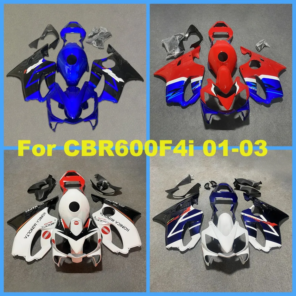 Save Big on Bulk 2002 Honda Cbr 600 F4i Fairing Kit Fairings Parts CBR 600  F 4i 2001 2002 2003 Full Fairing Bodywork Kit ABS Plastic Set For Honda CBR 