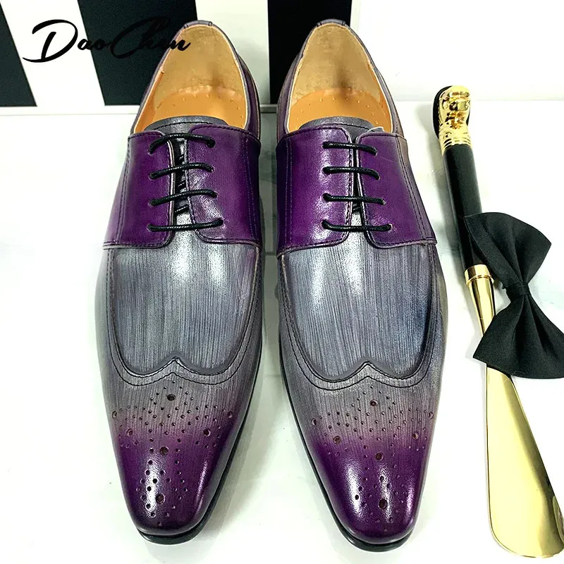 purple and black dress shoes Paul Parkman Men's Captoe Oxfords Black Dress Shoes (ID#78RG61) – Men  Fashion main image 1