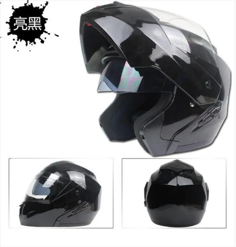 Casco Motocicletta F242 Modulare - Doppia Visiera Reverse Flip, Omologato 22.06 Per Uomo E Donna