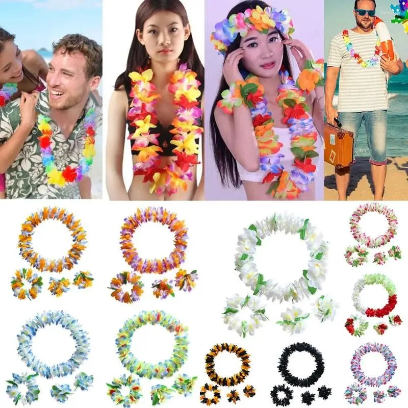 Artificial flowers necklace best sale
