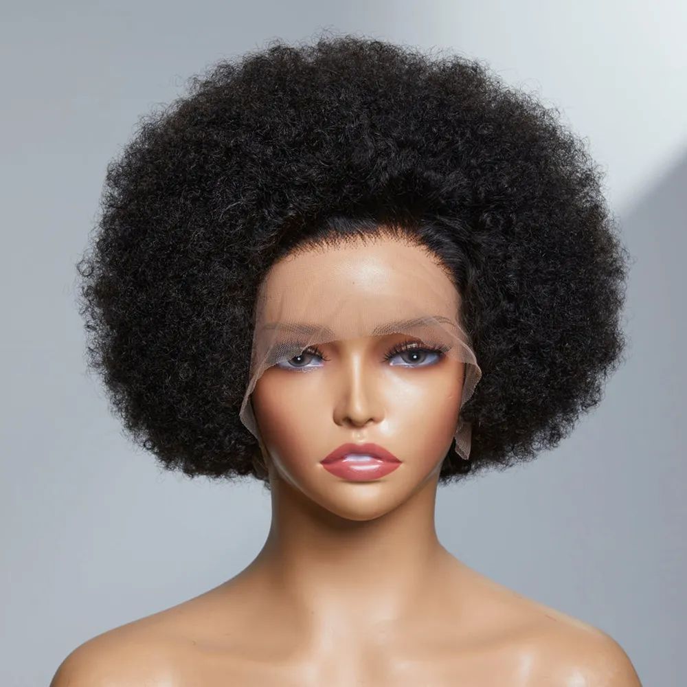 200 Density Brazilian Human Hair Afro Wig With 13x2 Lace Luvme Headband Wig Fluffy Explosive Hairstyle For Women From Wigs8 41.82 DHgate.Com