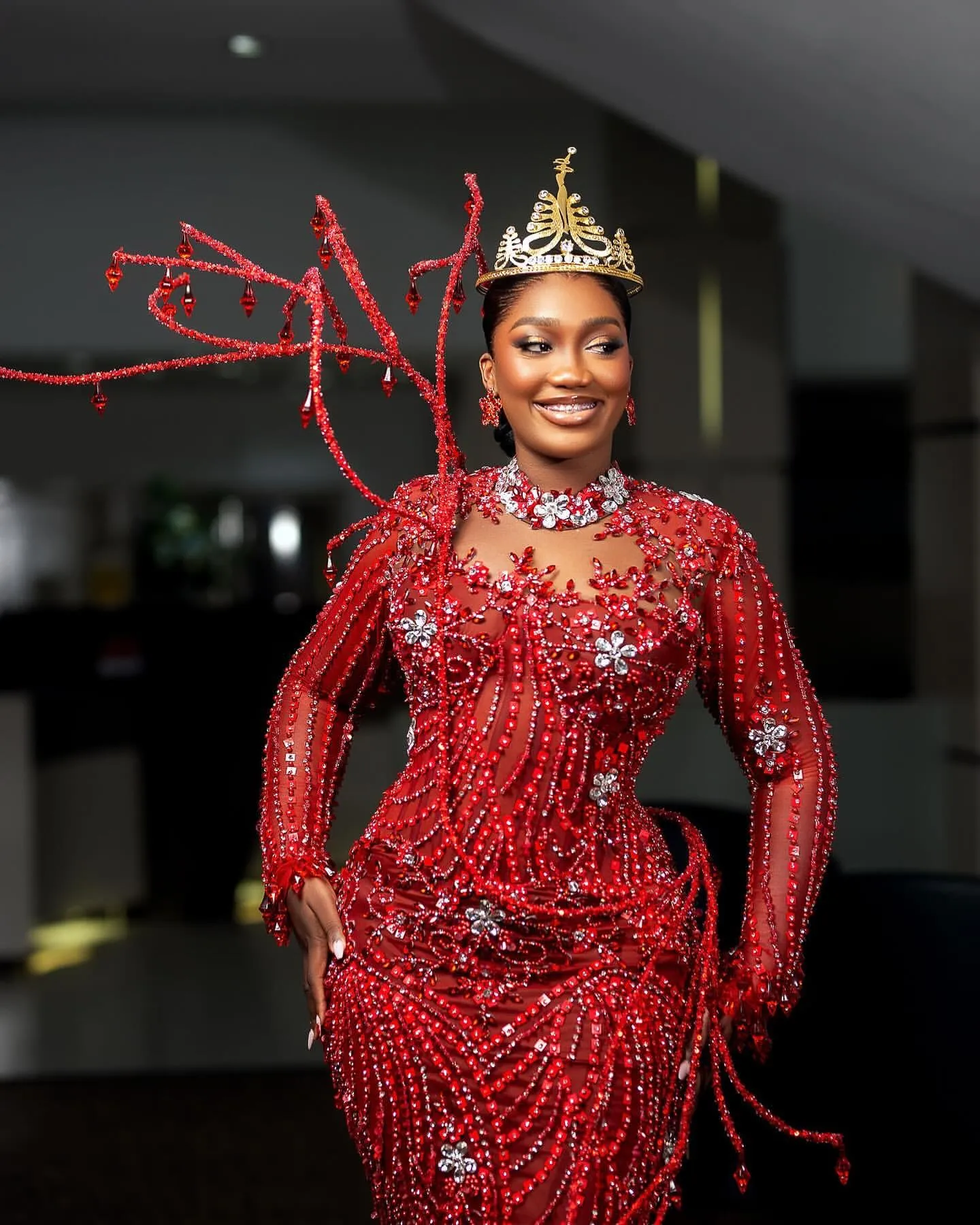 Burgundy Dress Evening Wear Jewelry Plus Size Burgundy Mermaid