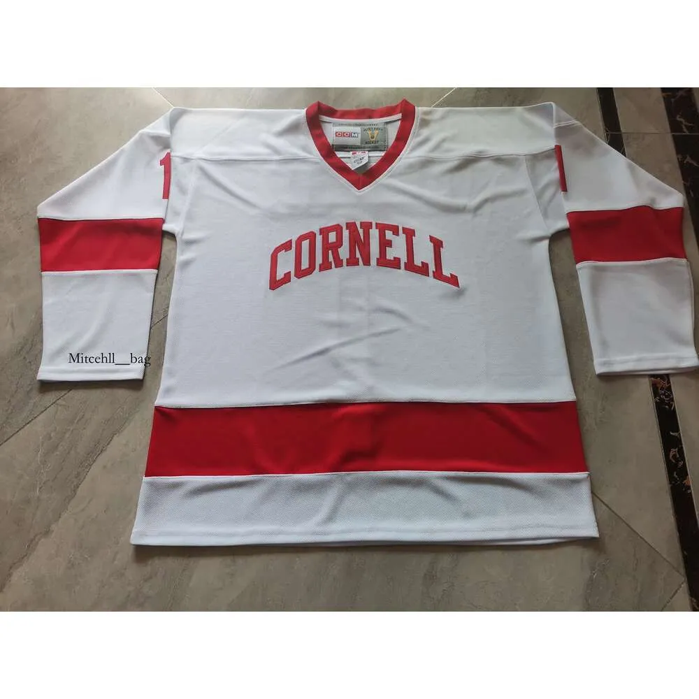 Cornell Big Red Ken Dryden Hockey Jersey Men, Women, Youth S-6XL  Custom Name Number