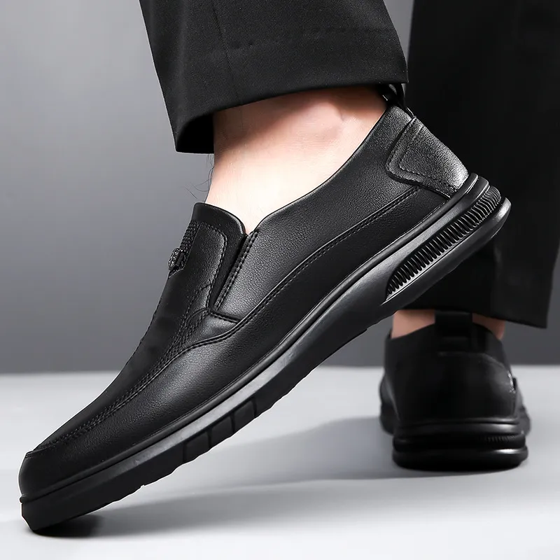Mens Business Dress Shoes Genuine Leather Soft Sole Breathable Casual  Autumn from Dhgate Dress Shoes - price 702.96