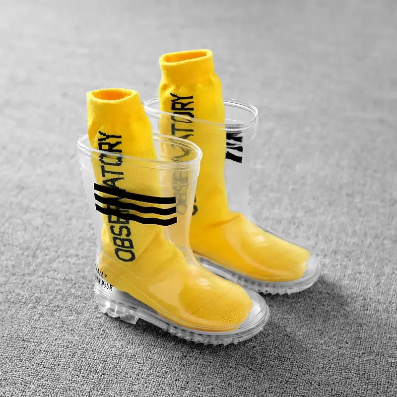 Clear rain boots sale