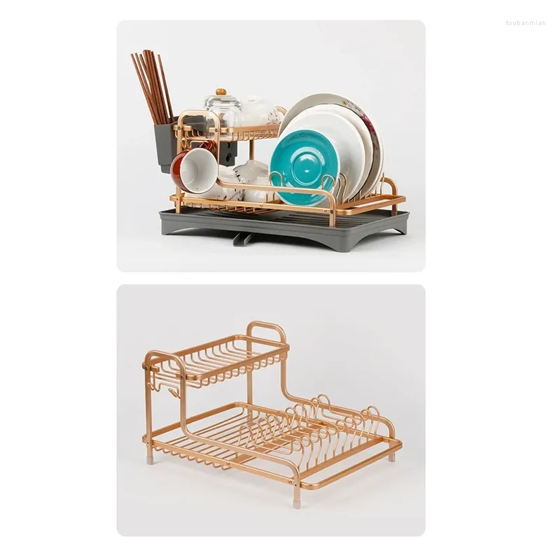 Stainless Steel Kitchen Drying Dish Drainers Dunelm With Drain Holder Cutlery Drainer And Plate Organizer Shelf For Sink From Toubanmian 70.47 DHgate.Com