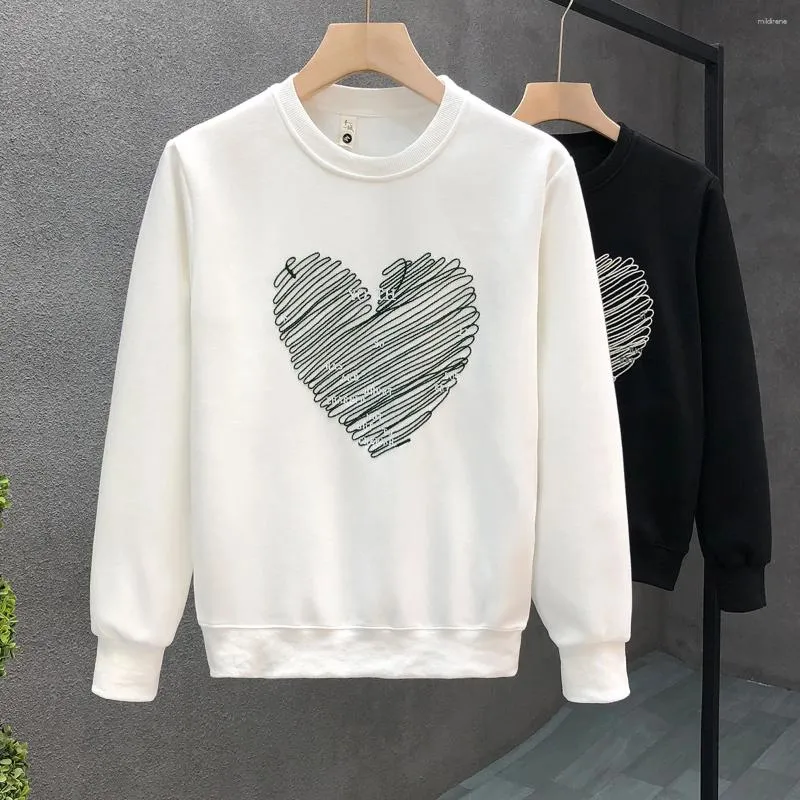 Autumn Winter Mens Basic Crewneck Crew Neck Hoodie With Printed Contrast Color Loose Fit Soft Oversized Pullover Sweatshirt W86 From Mildirene 52.89 DHgate.Com