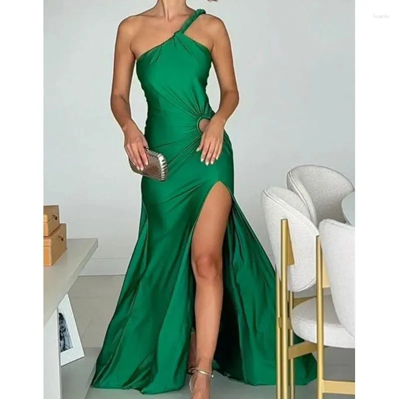 Sexy And Elegant Dresses, Satin Maxi Dress With Chic... From Julia_dress,  $53.6 In Bulk | DHgate.Com