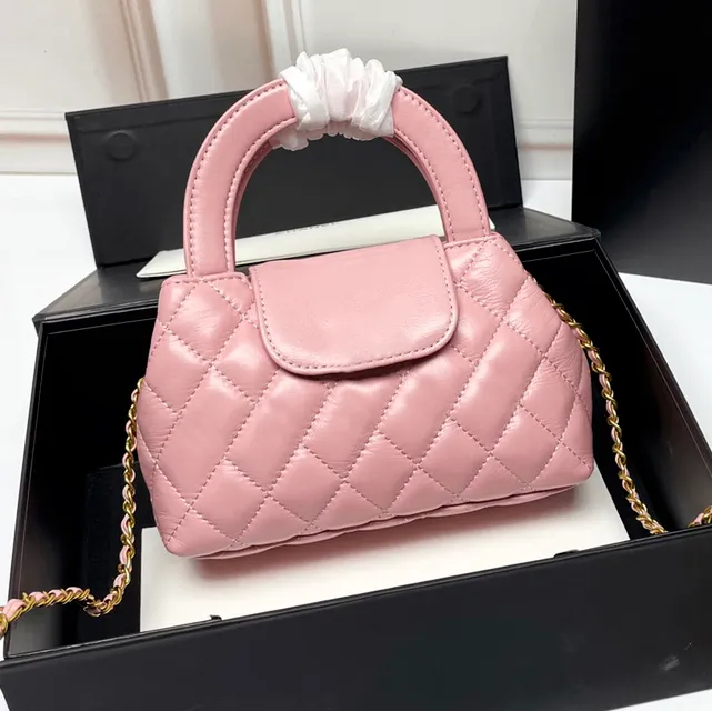 Mini Designer Handbags For Women: Cute Pink Soft Sheepskin