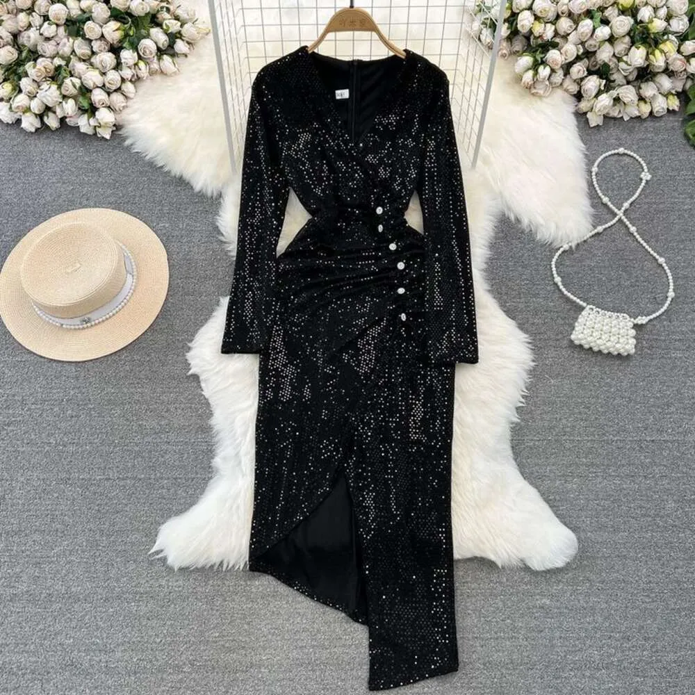 Long Sleeve V-Neck Empire Waist Polyester Mini Dress with Lace Decoration  and A-Line Silhouette from Dhgate Basic & Casual Dresses - price 37.19