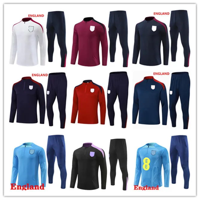 England Tracksuit Soccer Jersey Training Suit Men Kids National Football Tracksuits Kit Polyester Sportswear 2024 England Tracksuit Soccer Jersey Training Suit Men Kids National Football Tracksuits Kit Polyester Sportswear 2024