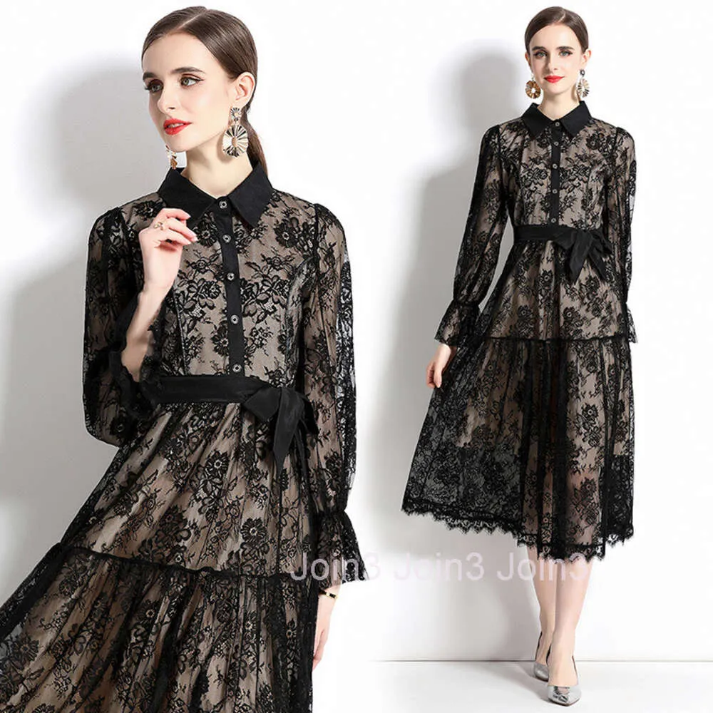 Patchwork lace dress 2025