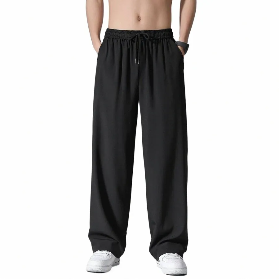 トップス LON 2024aw FULL SWEATPANTS 2024 Mens Wide Leg Sweatpants | Relaxed Fit Baggy Jogger