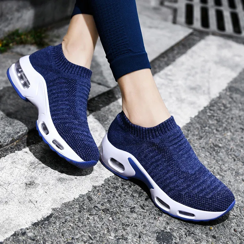 women's breathable air cushion leisure shock sneakers