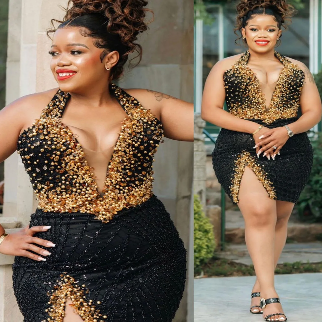 Never miss a bead mini dress discount