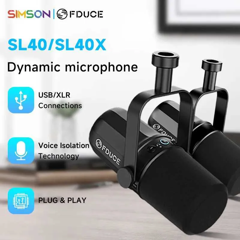 DHgate.com:FDUCE SL40X/SL40 USB/XLR Condenser Microphone for Podcasts ...