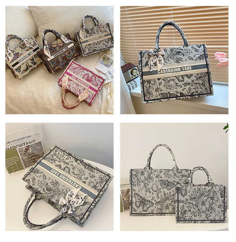 メーカー直売 - 人気ランキング DHgate.com:Jacquard New 2024 | Bag Tote Womens Embroidered Tシャツ(半袖+袖なし)