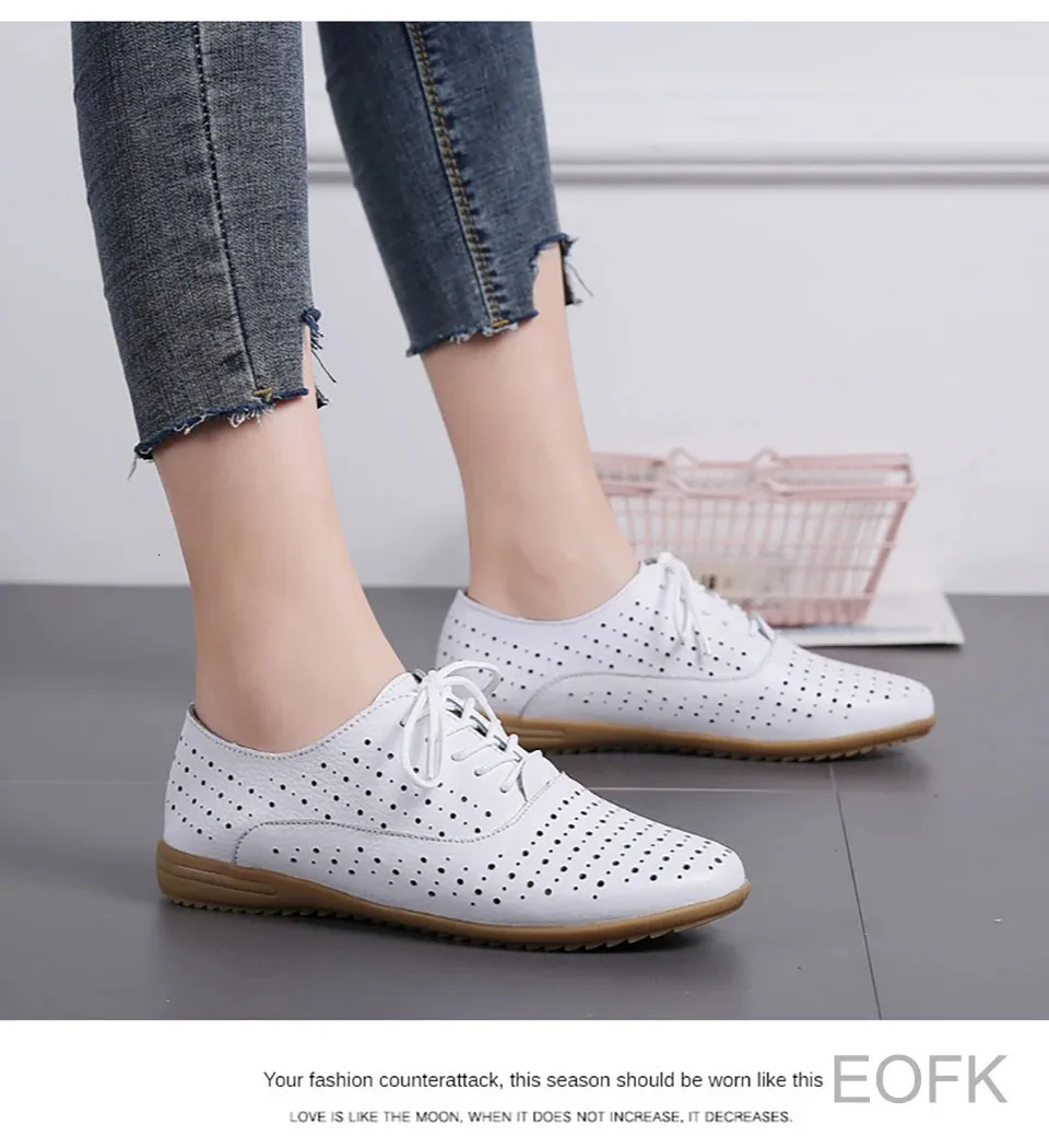 Scarpe oxford donna in pelle stringate comode casual basse_voghion.com