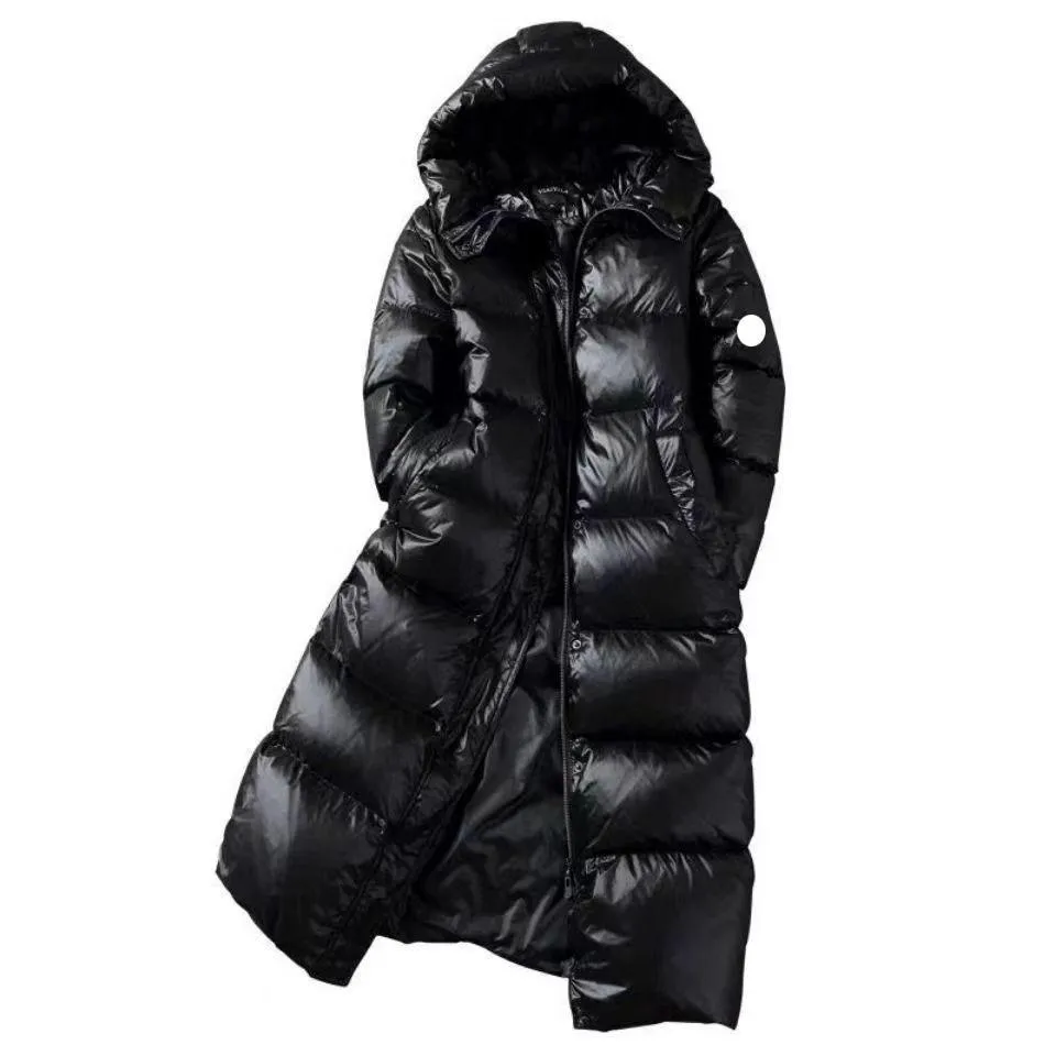 Womens Long Down Jacket with Fur Hood Warm, Slim Fit Trench