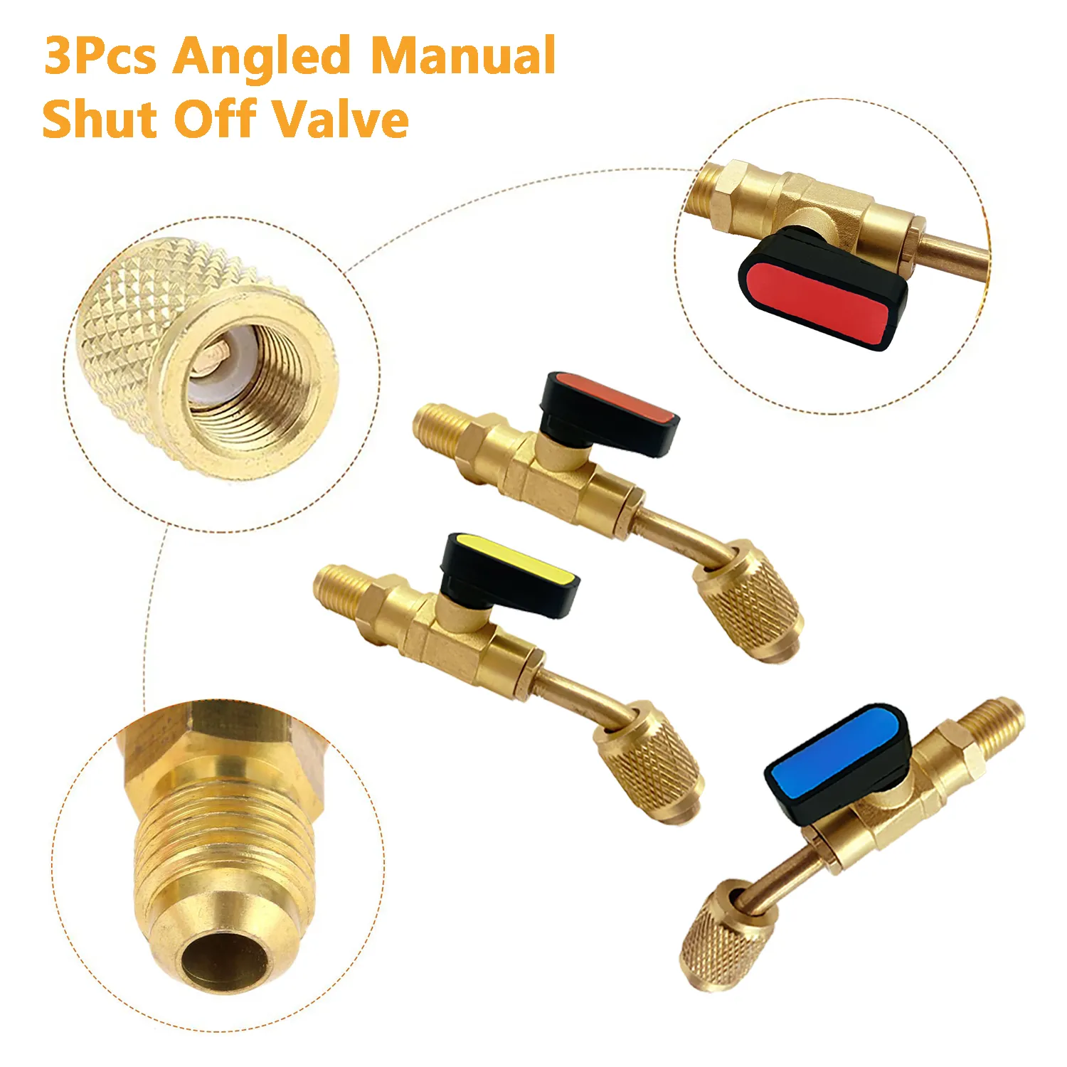 R12 R22 Refrigerant Charging Valve, Safety Flow Control Ball - View #5