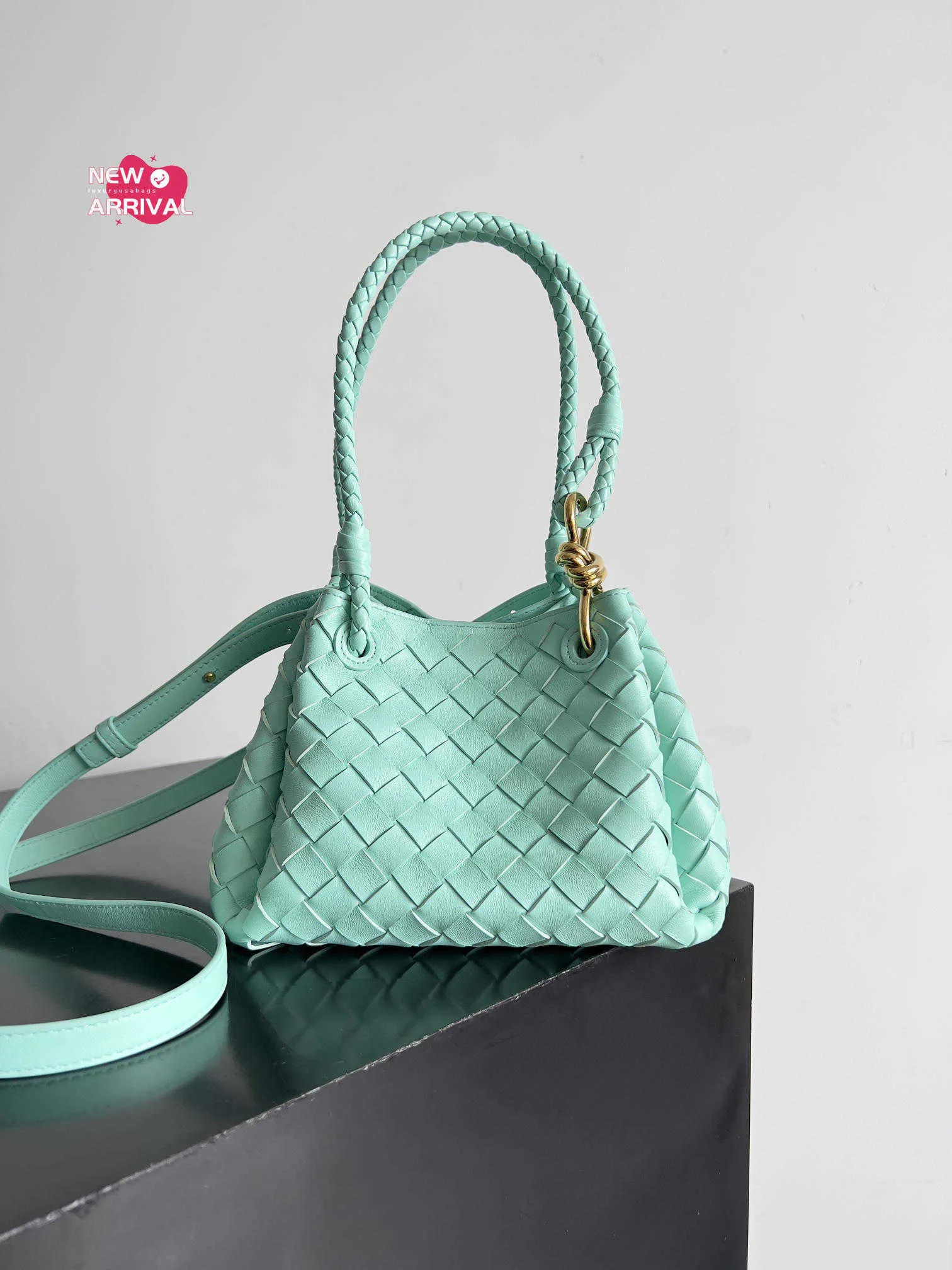 2024 BotegaVeneta Parachute Intrecciato Mini Crossbody Bag
