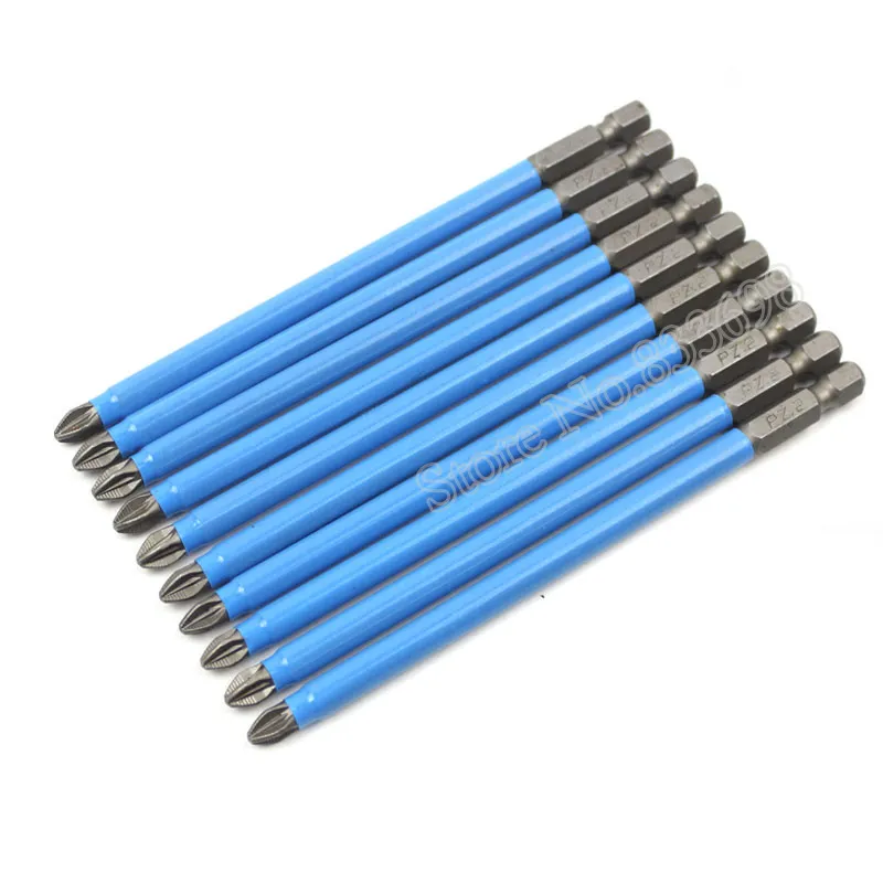 DHgate.com:10Pcs PZ2 PZ3 Anti-Slip Magnetic Screwdriver Bits