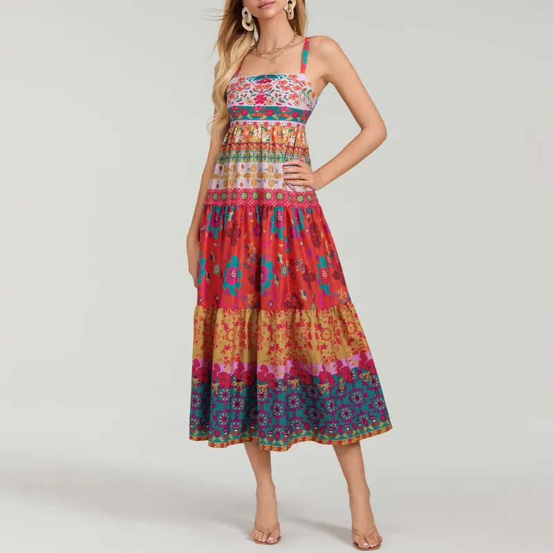 Women's Casual Long Cami Dress Ankle-Length Polyester Fit and Flare with Square Neck and Sleeveless Design for Summer from Dhgate Basic & Casual Dresses - price 29.12 Women's Casual Long Cami Dress Ankle-Length Polyester Fit and Flare with Square Neck and Sleeveless Design for Summer from Dhgate Basic & Casual Dresses - price 29.12