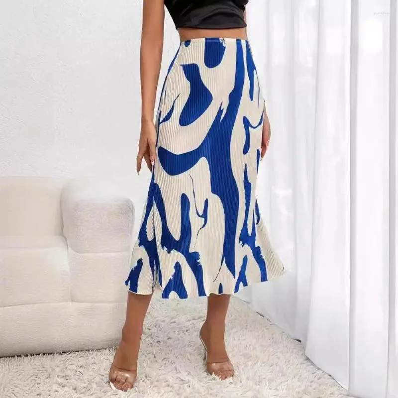 Optimized Product Title Stylish Geometric Fishtail Printed Midi Skirt For Women A Line Office Lady Workwear With High Waist And Large Hem From Jiucaihua 14.31 DHgate.Com