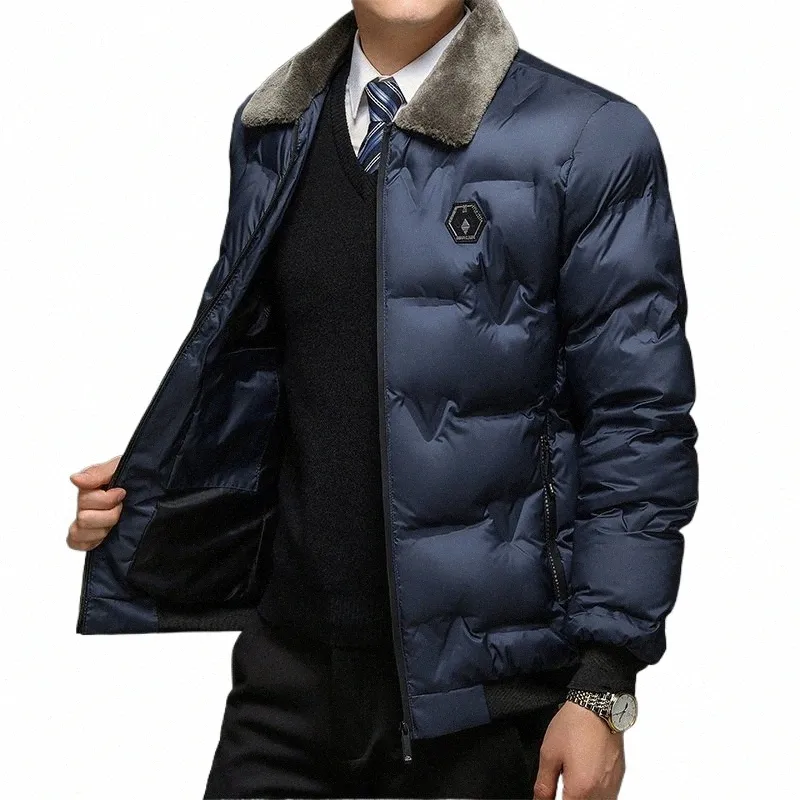 DHgate.com:Winter Mens Thickened Cotton-Padded Parka Jacket 