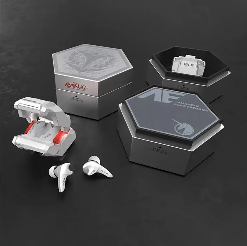 XIANGBIZI Unicorn Gundam RX-0 TWS Bluetooth Earphones Mecha