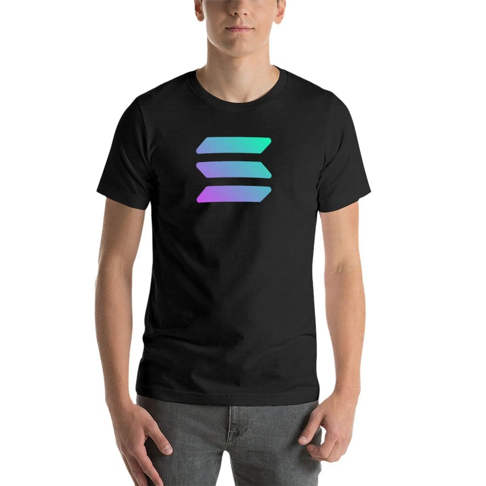 Solana SOL Crypto T-Shirt - Short Sleeve Cryptocurrency Tee, Anime Style  Mens Cotton Comfort - Buy Now! from Dhgate Mens T-Shirts - price 15.28